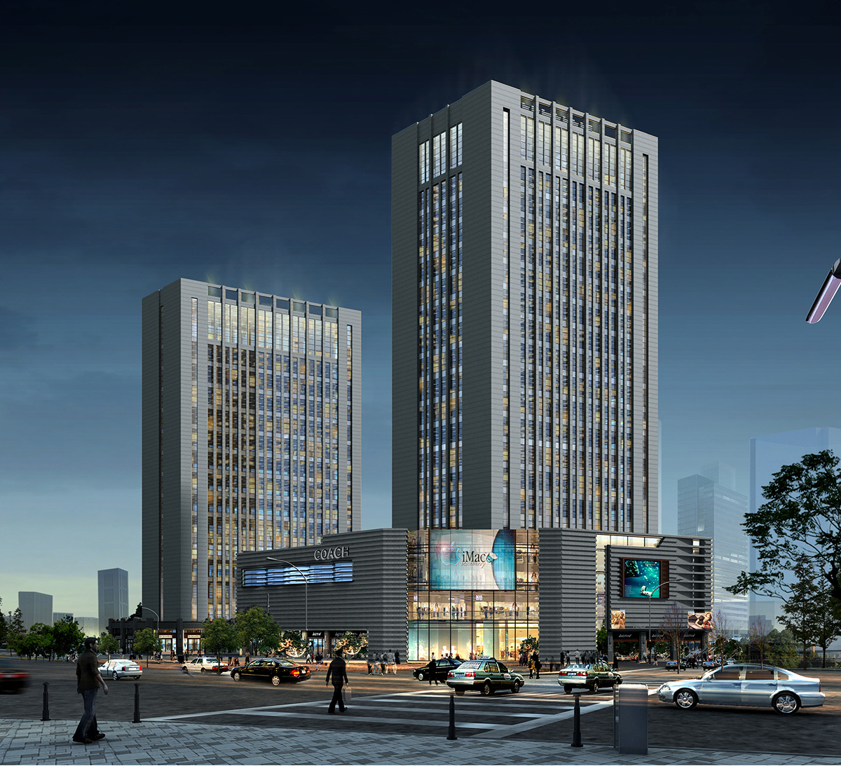 西城區(qū)企業(yè)總部港項目1#樓建筑幕墻外裝飾工程